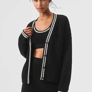 ALO Yoga Black Cardigan